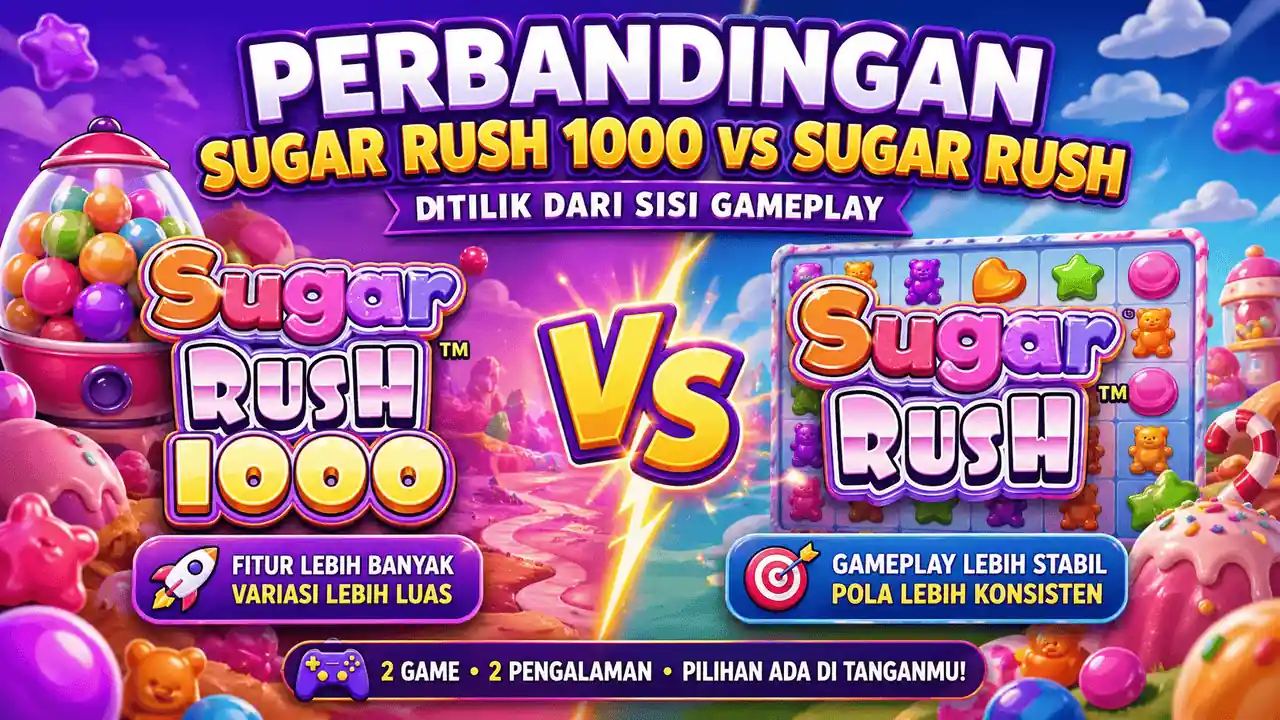 perbandingan sugar rush 1000 dan sugar rush